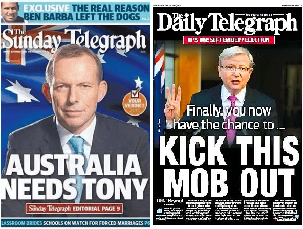 Example of Media creating notions of 'commonsense' during election campaigns. http://www.dailytelegraph.com.au/
